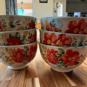 PIONEER Ceramic Bowl with Elegant Script